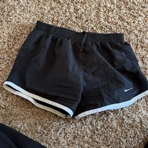 Nike girls black shorts